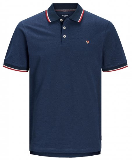Jack & Jones JPRWINBLU Poloshirt Navy Blazer - Polo-Shirts für Herren in großen Größen - Polo-Shirts für Herren in großen Größen