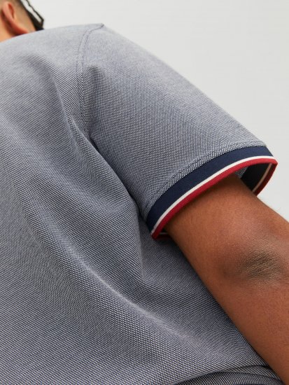 Jack & Jones JPRWINBLU Poloshirt Mood Indigo - Polo-shirts für herren - Polo-Shirts für Herren in großen Größen