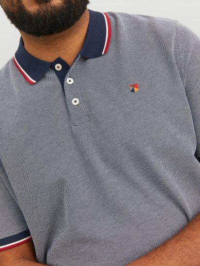 Jack & Jones JPRWINBLU Poloshirt Mood Indigo - Polo-shirts für herren - Polo-Shirts für Herren in großen Größen