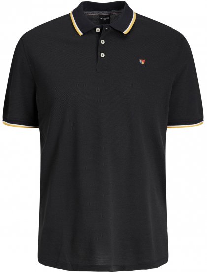 Jack & Jones JPRWINBLU Poloshirt Black - Polo-shirts für herren - Polo-Shirts für Herren in großen Größen