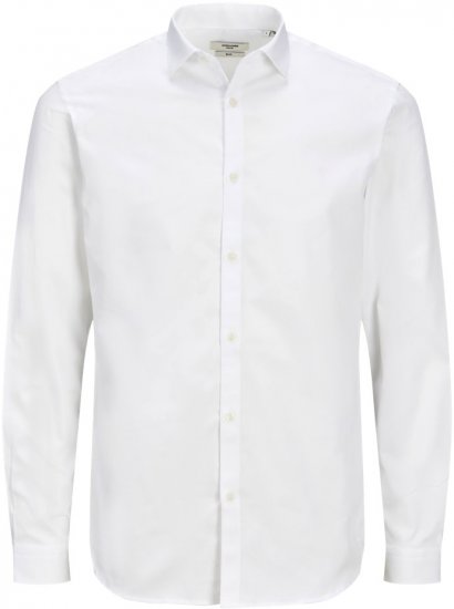 Jack & Jones CARDIFF Dress Shirt White - Herrenhemden - Herrenhemden in großen Größen