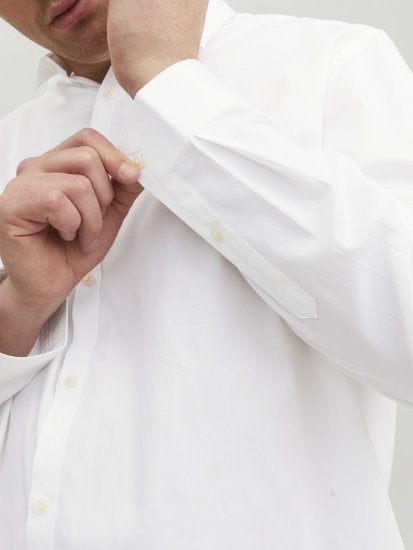 Jack & Jones CARDIFF Dress Shirt White - Herrenhemden - Herrenhemden in großen Größen