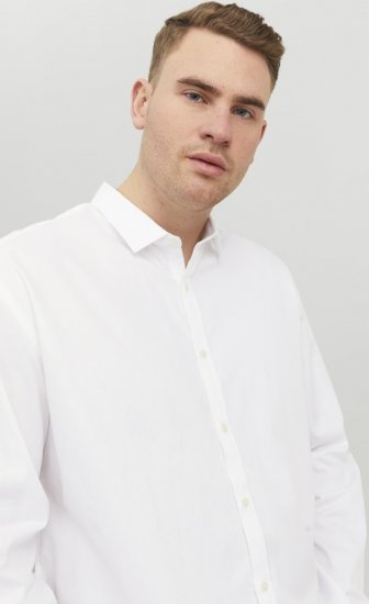 Jack & Jones CARDIFF Dress Shirt White - Herrenhemden - Herrenhemden in großen Größen