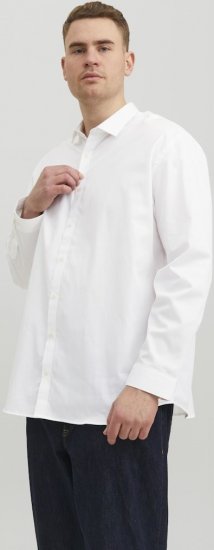 Jack & Jones CARDIFF Dress Shirt White - Herrenhemden - Herrenhemden in großen Größen