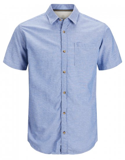 Jack & Jones JORABEL Casual Shirt Ensign Blue - Herrenhemden - Herrenhemden in großen Größen