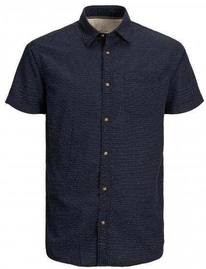 Jack & Jones JORABEL Casual Shirt Navy - Herrenhemden - Herrenhemden in großen Größen