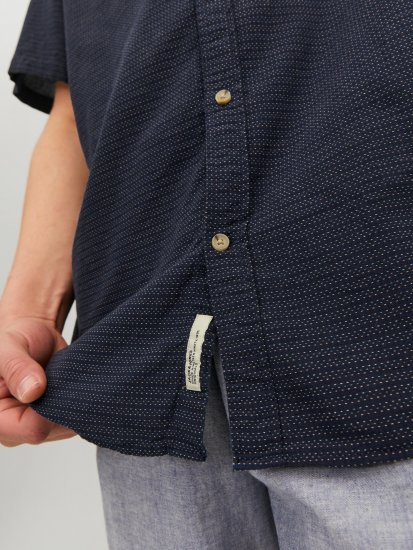 Jack & Jones JORABEL Casual Shirt Navy - Herrenhemden - Herrenhemden in großen Größen