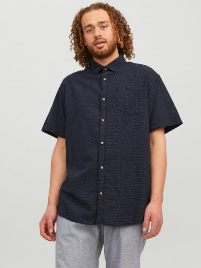 Jack & Jones JORABEL Casual Shirt Navy - Herrenhemden - Herrenhemden in großen Größen