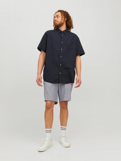 Jack & Jones JORABEL Casual Shirt Navy - Herrenhemden - Herrenhemden in großen Größen