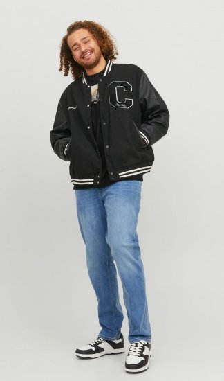 Jack & Jones JORCOLLEGE Bomber Jacket Black - Herren jacken - Herren Jacken in großen Größen