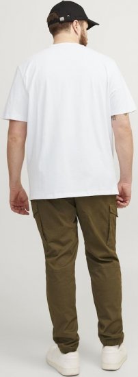 Jack & Jones PAULOS T-Shirt White - Herren-T-shirts - Herren-T-Shirts in großen Größen
