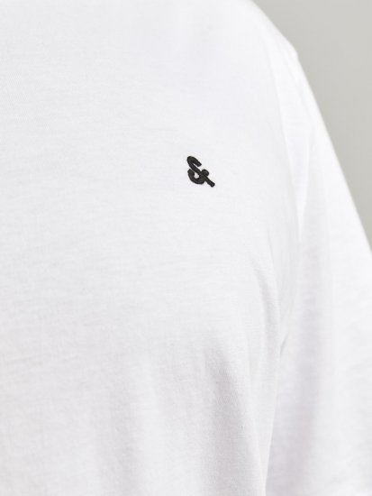 Jack & Jones PAULOS T-Shirt White - Herren-T-shirts - Herren-T-Shirts in großen Größen