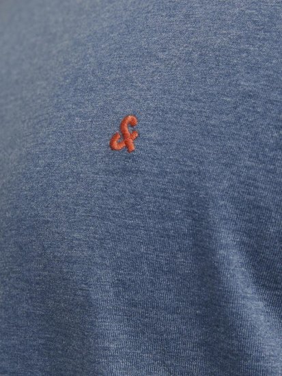 Jack & Jones PAULOS T-Shirt Denim Blue - Herren-T-shirts - Herren-T-Shirts in großen Größen