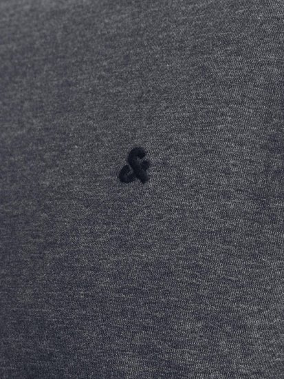 Jack & Jones PAULOS T-Shirt Dark Grey Melange - Herren-T-shirts - Herren-T-Shirts in großen Größen