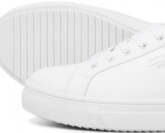 Jack & Jones Bale Sneakers Bright White - Herrenschuhe 40-52 - 