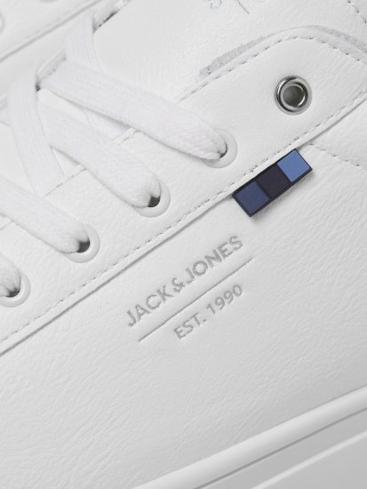 Jack & Jones Bale Sneakers Bright White - Herrenschuhe 40-52 - 