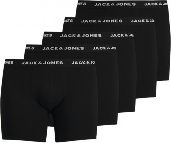 Jack & Jones HUEY Trunks 5-Pack Black - Herrenunterwäsche & Bademode in großen Größen - Herrenunterwäsche & Bademode in großen Größen