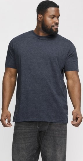 Jack & Jones ORGANIC T-Shirt Navy Blazer/Melange - Herren-T-shirts - Herren-T-Shirts in großen Größen
