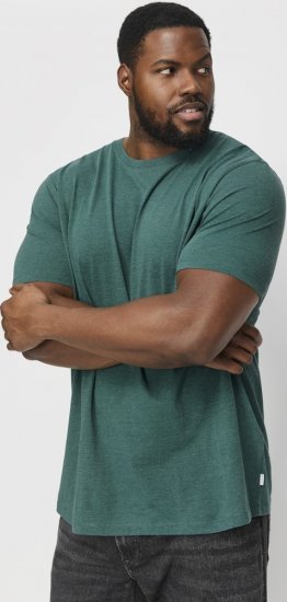 Jack & Jones ORGANIC T-Shirt Green/Melange - Herren-T-shirts - Herren-T-Shirts in großen Größen