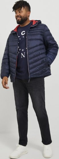 Jack & Jones GLENN FOX GE 147 Jeans Black Denim - Herren-jeans & -hosen - Herren-Jeans & -Hosen in großen Größen
