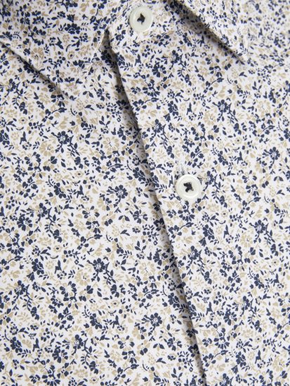 Jack & Jones JPRBLANORDIC LS Shirt White - Herrenhemden - Herrenhemden in großen Größen