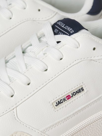 Jack & Jones Bounce Sneakers White/Navy BLAZE - Herrenschuhe 40-52 - 