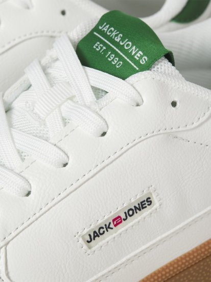 Jack & Jones Bounce Sneakers White/Verdant Green - Herrenschuhe 40-52 - 