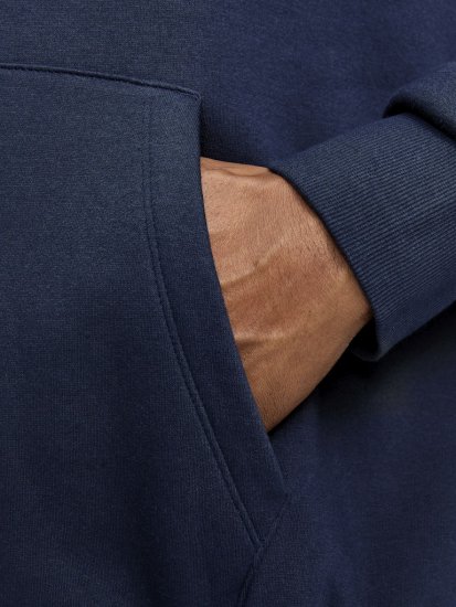 Jack & Jones CORP OLD LOGO REG FIT Hoodie Navy Blazer - Herren-sweater und -hoodies - Herren-Sweater und -Hoodies in großen Größen