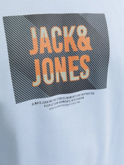 Jack & Jones HUDSON Sweatshirt Chambray Blue - Herren-sweater und -hoodies - Herren-Sweater und -Hoodies in großen Größen