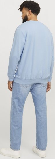 Jack & Jones HUDSON Sweatshirt Chambray Blue - Herren-sweater und -hoodies - Herren-Sweater und -Hoodies in großen Größen