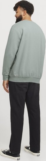 Jack & Jones HUDSON Sweatshirt Iceberg Green - Herren-sweater und -hoodies - Herren-Sweater und -Hoodies in großen Größen