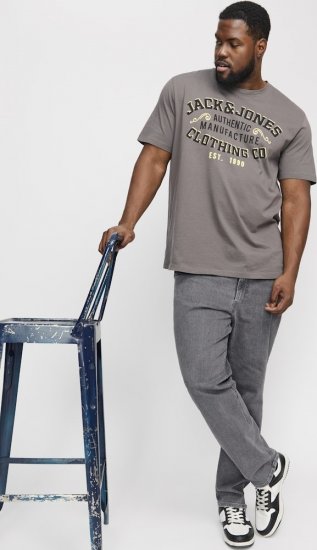 Jack & Jones GLENN ORIGINAL SQ 703 Grey Denim - Herren-jeans & -hosen - Herren-Jeans & -Hosen in großen Größen