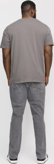 Jack & Jones GLENN ORIGINAL SQ 703 Grey Denim - Herren-jeans & -hosen - Herren-Jeans & -Hosen in großen Größen