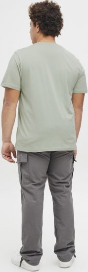 Jack & Jones Tarmac Branding Crew Neck T-Shirt Green - Herren-T-shirts - Herren-T-Shirts in großen Größen