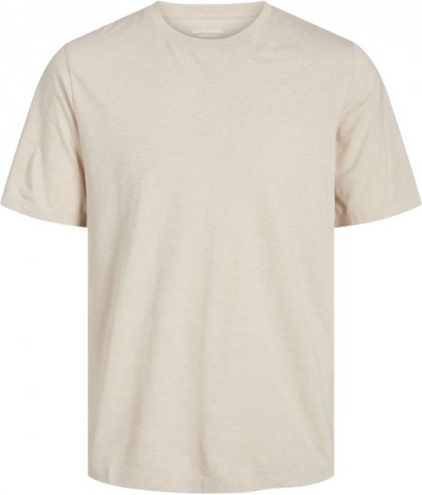 Jack & Jones ORGANIC T-Shirt Grey/Melange - Herren-T-shirts - Herren-T-Shirts in großen Größen