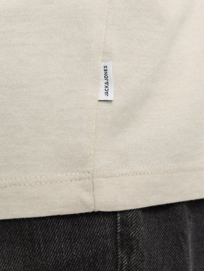 Jack & Jones ORGANIC T-Shirt Grey/Melange - Herren-T-shirts - Herren-T-Shirts in großen Größen