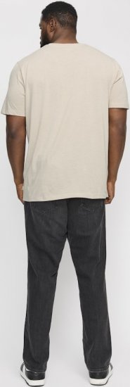 Jack & Jones ORGANIC T-Shirt Grey/Melange - Herren-T-shirts - Herren-T-Shirts in großen Größen