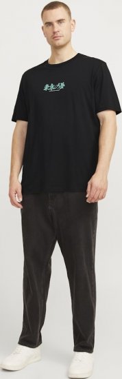 Jack & Jones Dreams Front & Back Print Crew Neck T-Shirt Black - Herren-T-shirts - Herren-T-Shirts in großen Größen