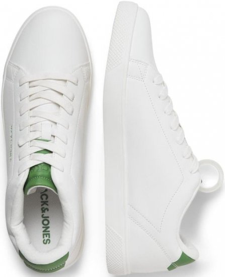 Jack & Jones Bosley Sneakers White/MEDIUM GREEN - Herrenschuhe 40-52 - 
