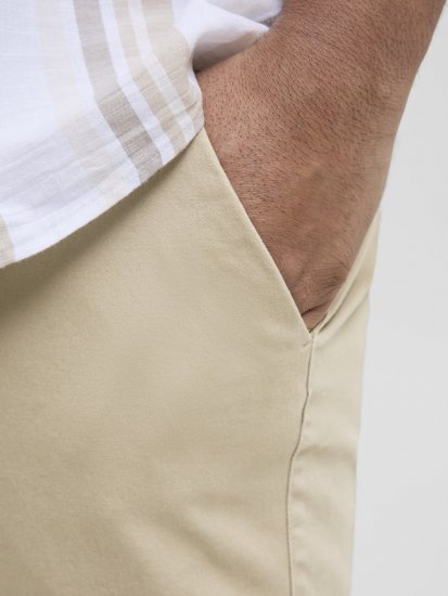 Jack & Jones Dave Chino Shorts Beige - Herrenshorts - Herrenshorts in großen Größen