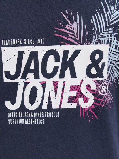  Jack & Jones Jaxon Crew Neck T-Shirt Sky Captain - Herren-T-shirts - Herren-T-Shirts in großen Größen