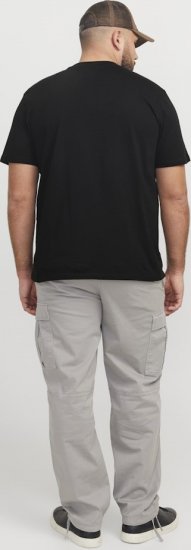Jack & Jones Tarmac Camo Crew Neck T-Shirt Black - Herren-T-shirts - Herren-T-Shirts in großen Größen