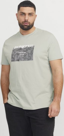Jack & Jones Tarmac Camo Crew Neck T-Shirt Green - Herren-T-shirts - Herren-T-Shirts in großen Größen