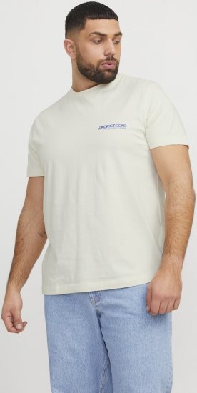 Jack & Jones Union Front & Back Print Crew Neck T-Shirt Yellow - Herren-T-shirts - Herren-T-Shirts in großen Größen