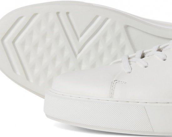 Jack & Jones Stockholm Leather Sneakers Bright White/Leather - Herrenschuhe 40-52 - 