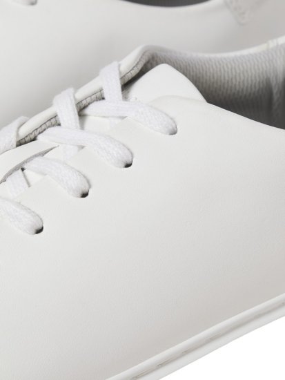Jack & Jones Stockholm Leather Sneakers Bright White/Leather - Herrenschuhe 40-52 - 