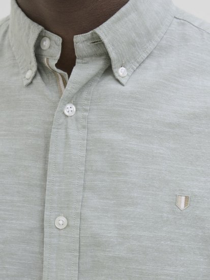 Jack & Jones Summer Shield Short Sleeve Shirt Hedge Green - Herrenhemden in großen Größen - Herrenhemden in großen Größen