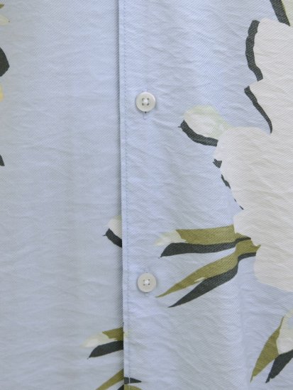 Jack & Jones Vira Marshall AOP Short Sleeve Shirt Skyway - Herrenhemden in großen Größen - Herrenhemden in großen Größen