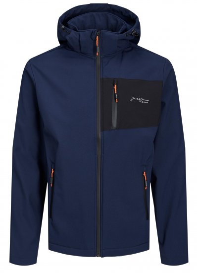 Jack & Jones JJTYSON Softshell Jacket Navy Blazer - Herren jacken - Herren Jacken in großen Größen