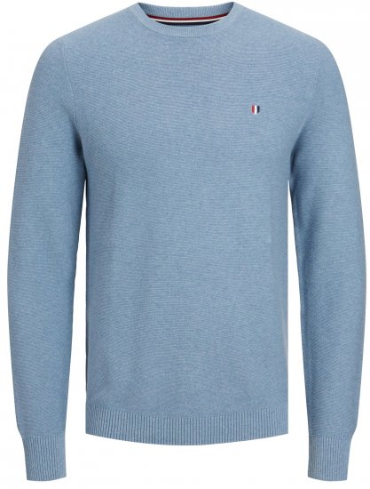 Jack & Jones JPRBLUROY Knitted Sweater Faded Denim - Herren-sweater und -hoodies - Herren-Sweater und -Hoodies in großen Größen